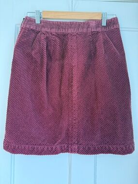 Talbots | Corduroy Skirt | Rust | 4